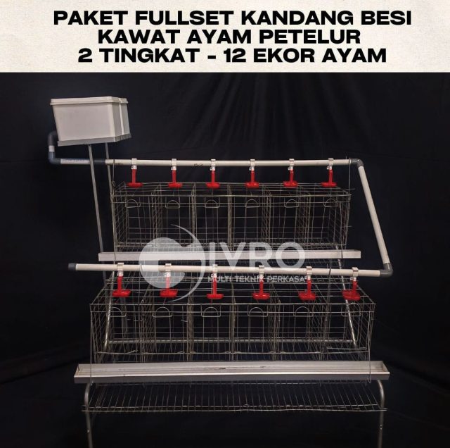 Paket Fullset 2 Tingkat 12 Ekor Ayam